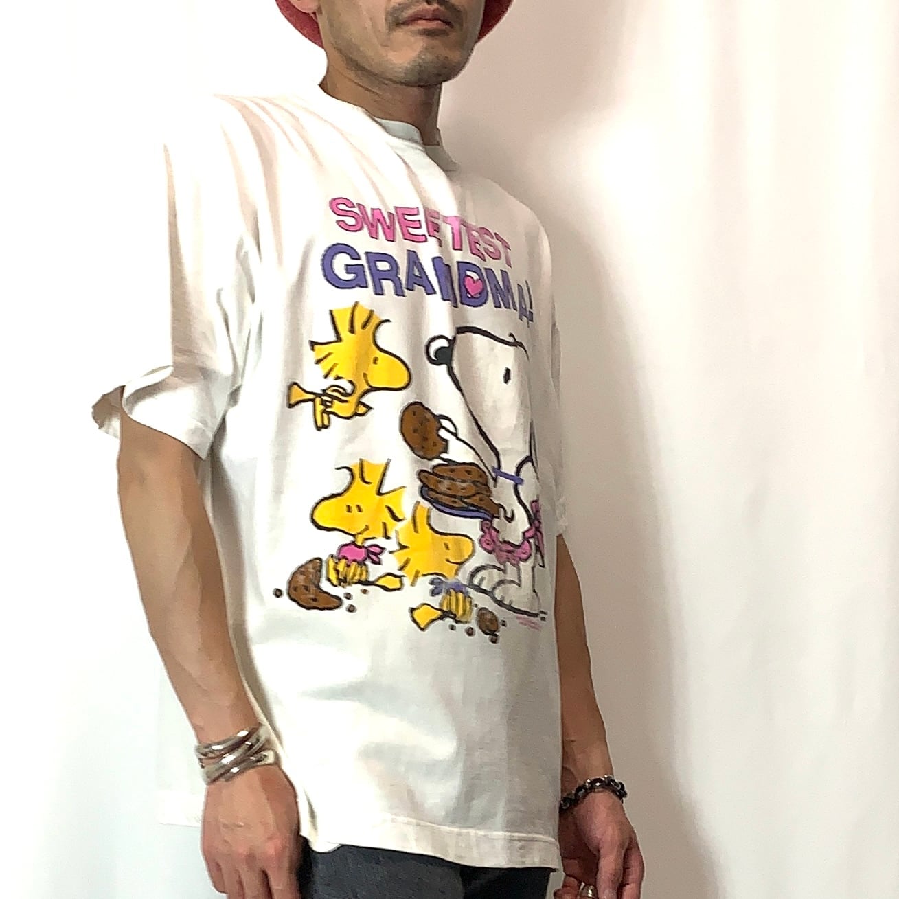 90s ピーナッツ PEANUTS SNOOPY スヌーピー  Tシャツ古着屋ミスターX