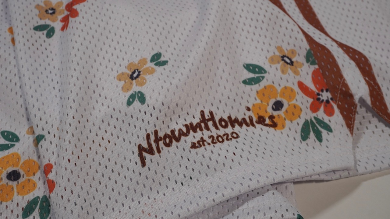 RETRO BLOOM MESH PRACTICE PANTS - 4