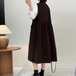 2色／コーデュロイギャザージャンスカ ・12136