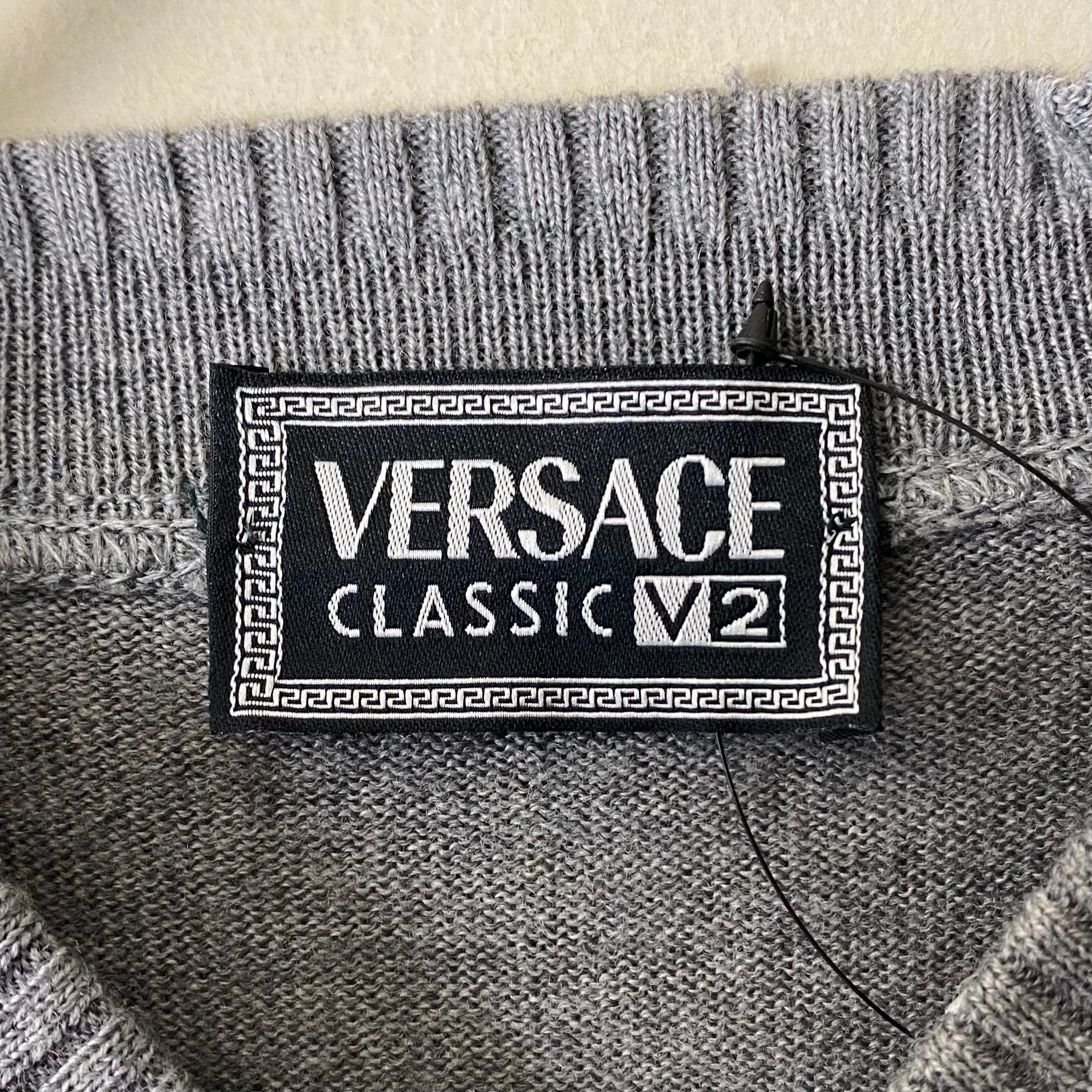 vintage VERSACE CLASSIC V2 pullover knit vest | NOIR ONLINE