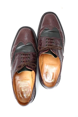 【PEAL&CO.】Darby Full Brogue Brown×Green  8h D (Second Hand)