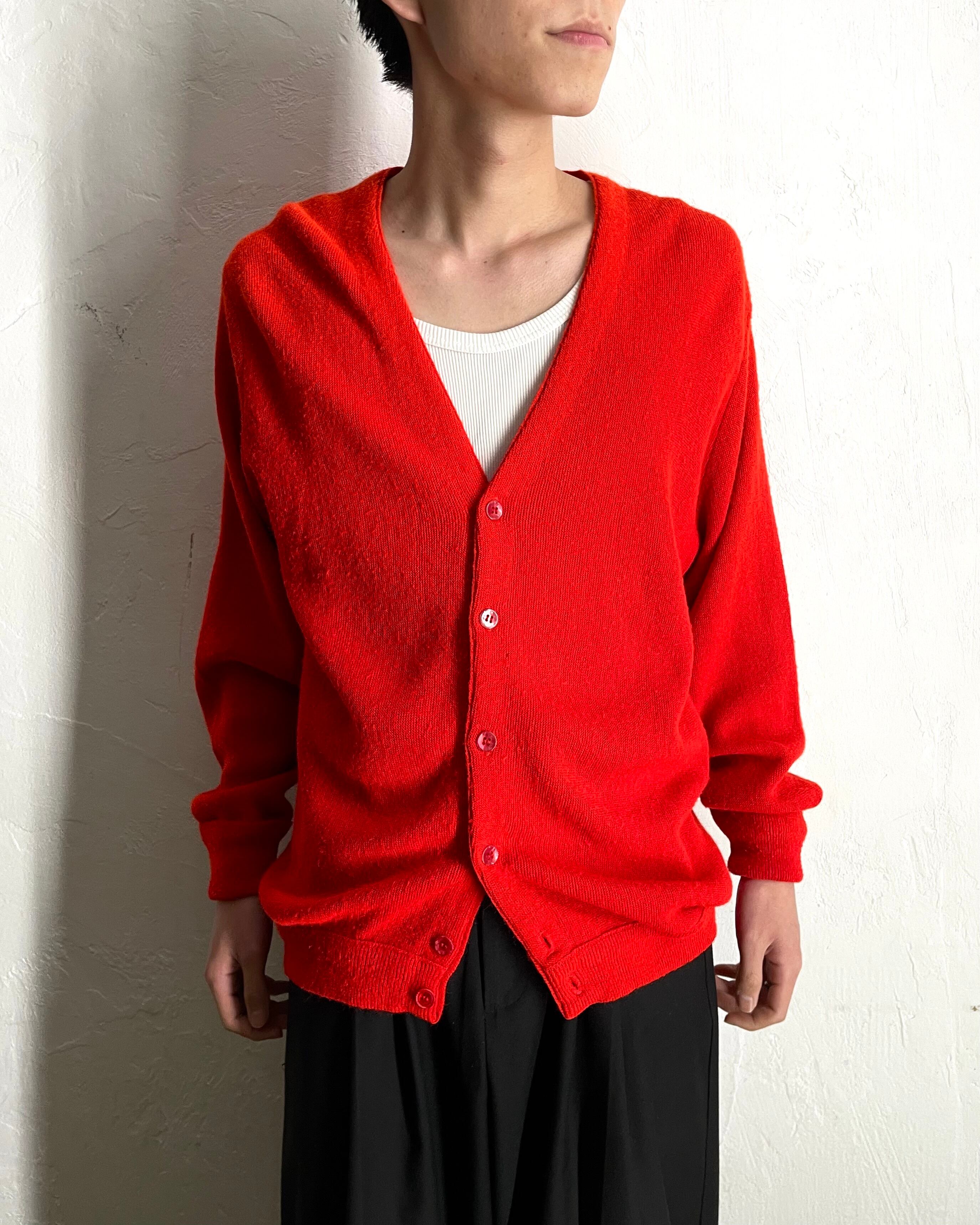 70s JOCKEY TROPHY Acrylic Knit Cardigan | VOLAR