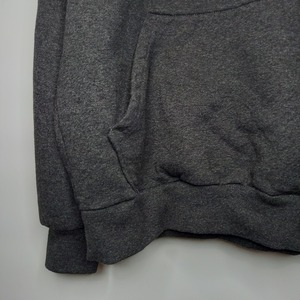 フランス古着　プルオーバー　スウェット　パーカー　ビッグロゴ　グレー　L