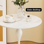 サイドテーブル テーブル ミニテーブル ナイトテーブル コーヒーテーブル ヨーロピアン おしゃれ シンプル 石目柄 テラゾー柄 ホワイト 白 グレー 韓国風 インテリア 丸型 ラウンド 大理石 コンパクト 可愛い