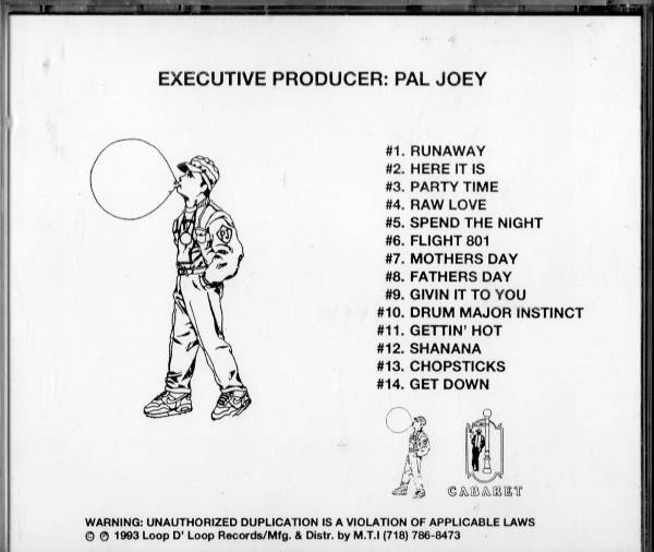 PAL JOEY / ANTHOLOGY 1990-1993 Loop D' Loop Rec | PAY ID