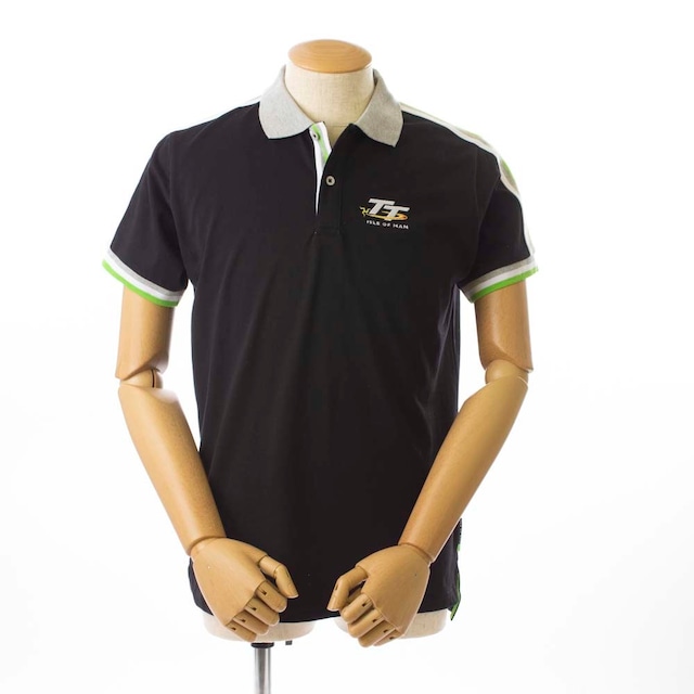 TT Polo　Black/Green