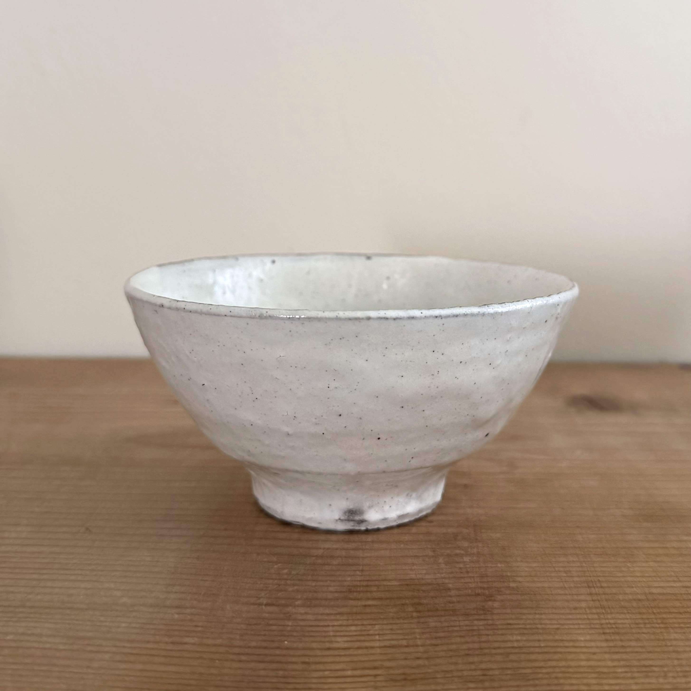 城進 粉引飯碗 小