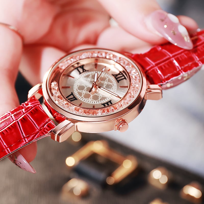 ✨大特価✨レディース 腕時計 ホワイト 可愛い時計 スポーツ オレンジ針 通販