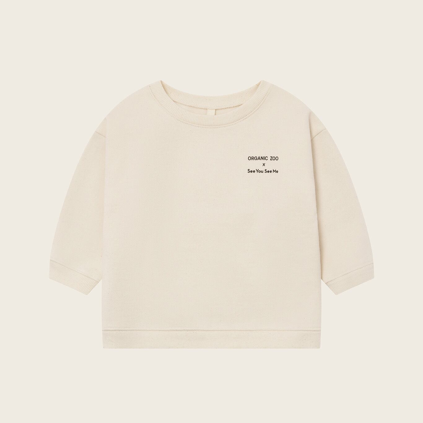 organic zoo / Forest Song Sweatshirt Undyed / 1-2Y・2-3Y・3-4Y・4-5Y