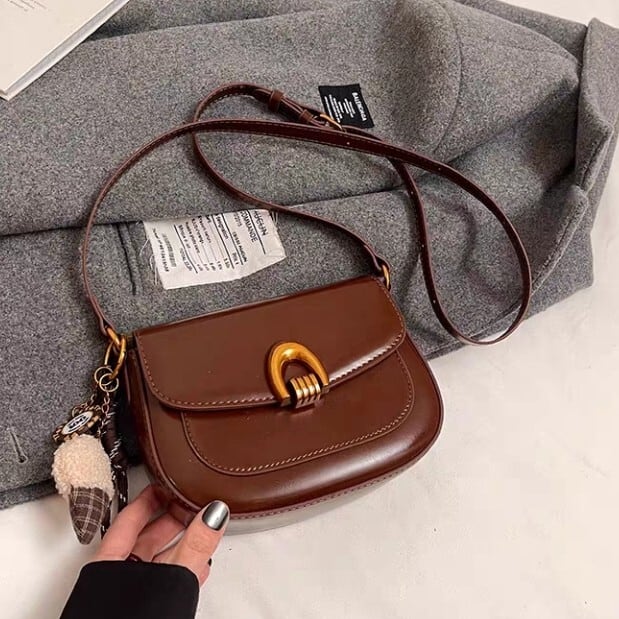 レトロデザイン ショルダーバッグ L1110