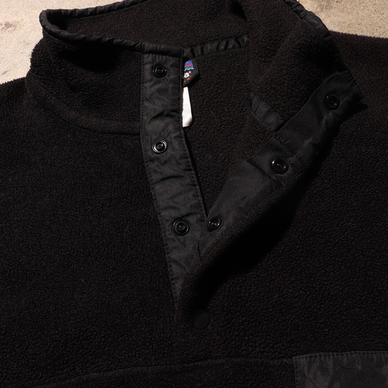 美品 M 00年 オールブラック シンチラ スナップT patagonia 黒 パタゴニア snap-t synchilla