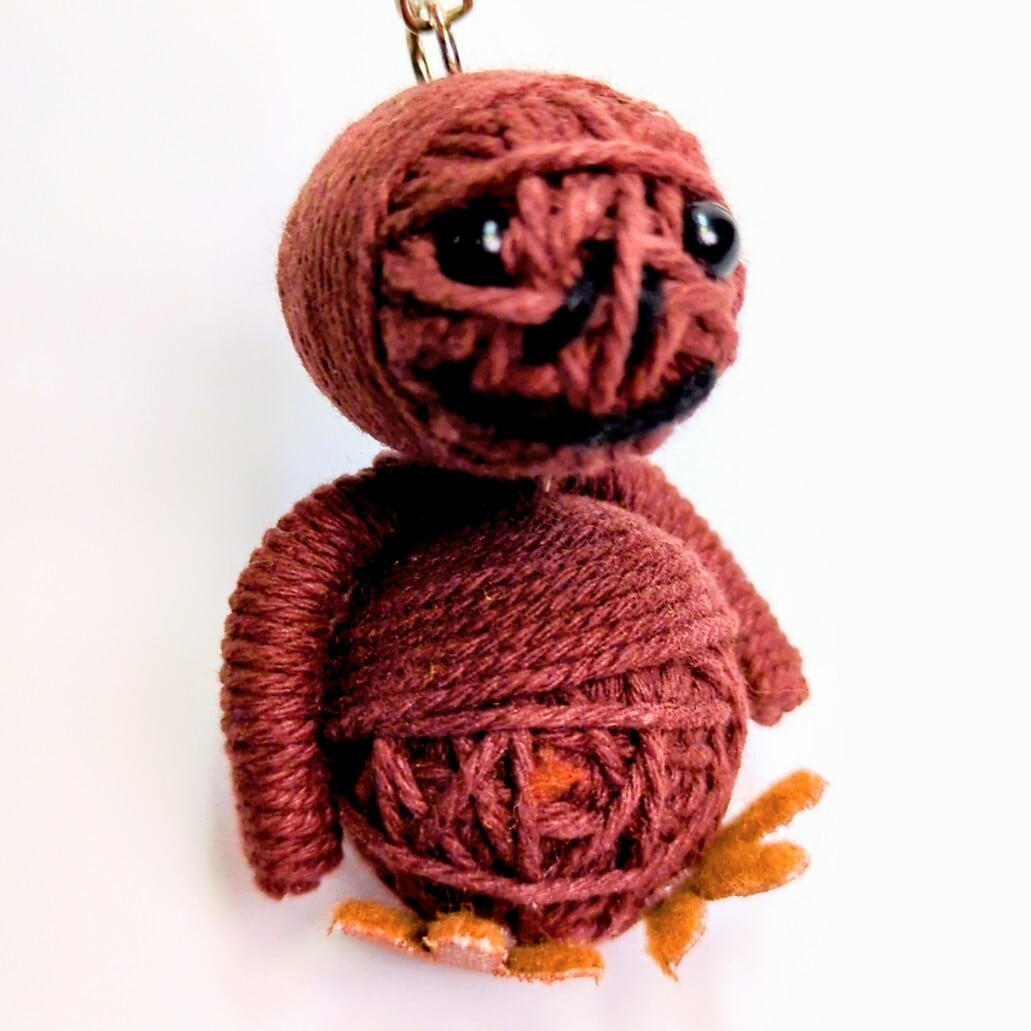 【 E.T.（イーティー）】 Voodoo doll KeyHolder / ブードゥー人形 / 身代わり人形 /お守り人形  〚アメリカン雑貨 アメトイ〛