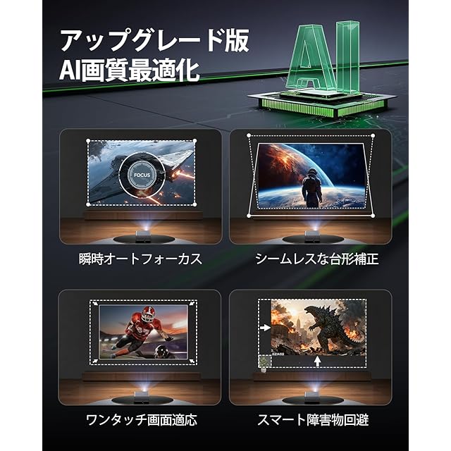 Nagase様★プロジェクター 4k【Netflix&20WDoIby対応】 プロジェクター 4k【Netflixライセンス&20WDoIby対応】1000ASNI高輝度