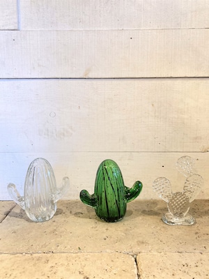 AMABRO CACTUS GLASS ORNAMENT（Ⅿサイズ）