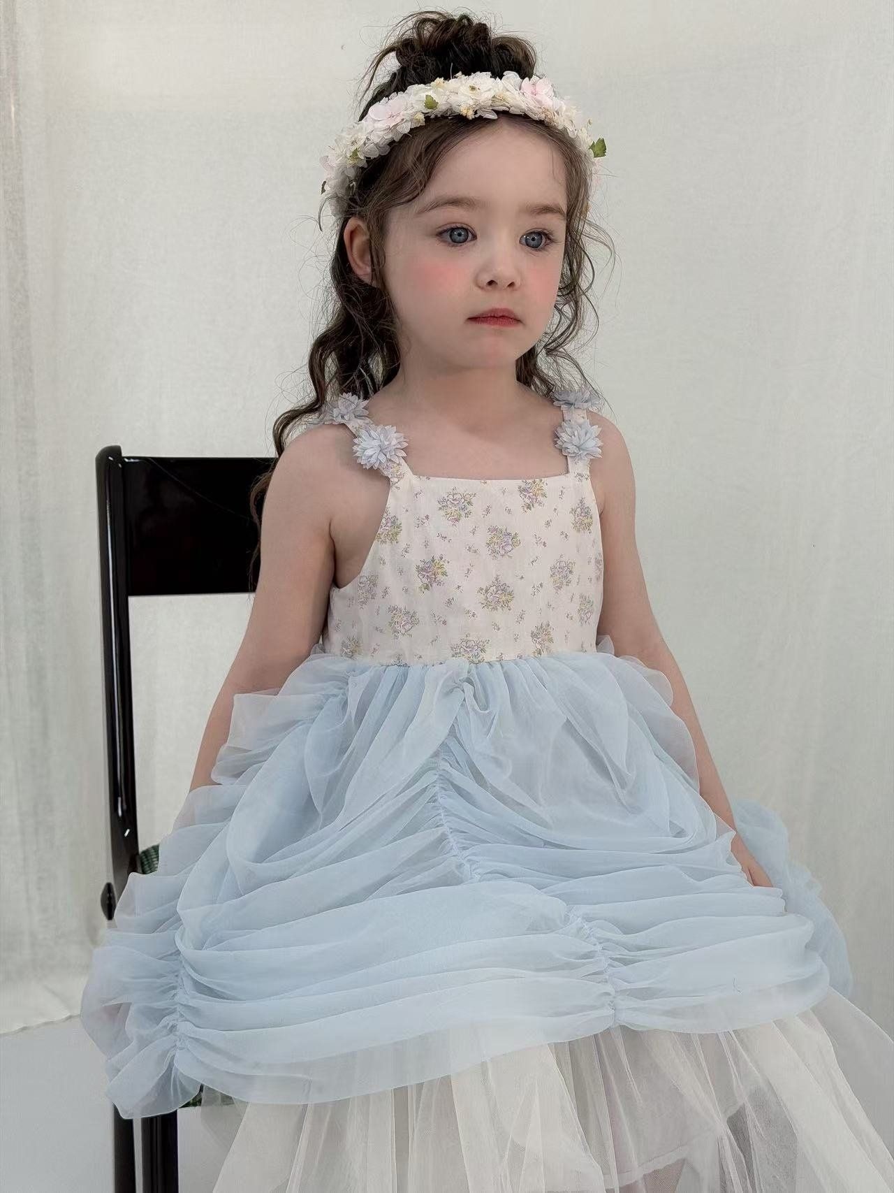 [aiai] Bluebell Shirring Dress / [아이아이] 블루벨셔링드레스