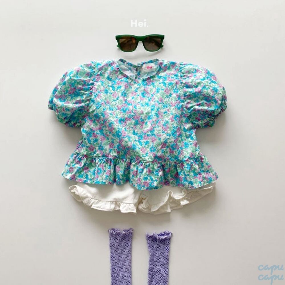 «sold out»«Hei» フラワーブラウス