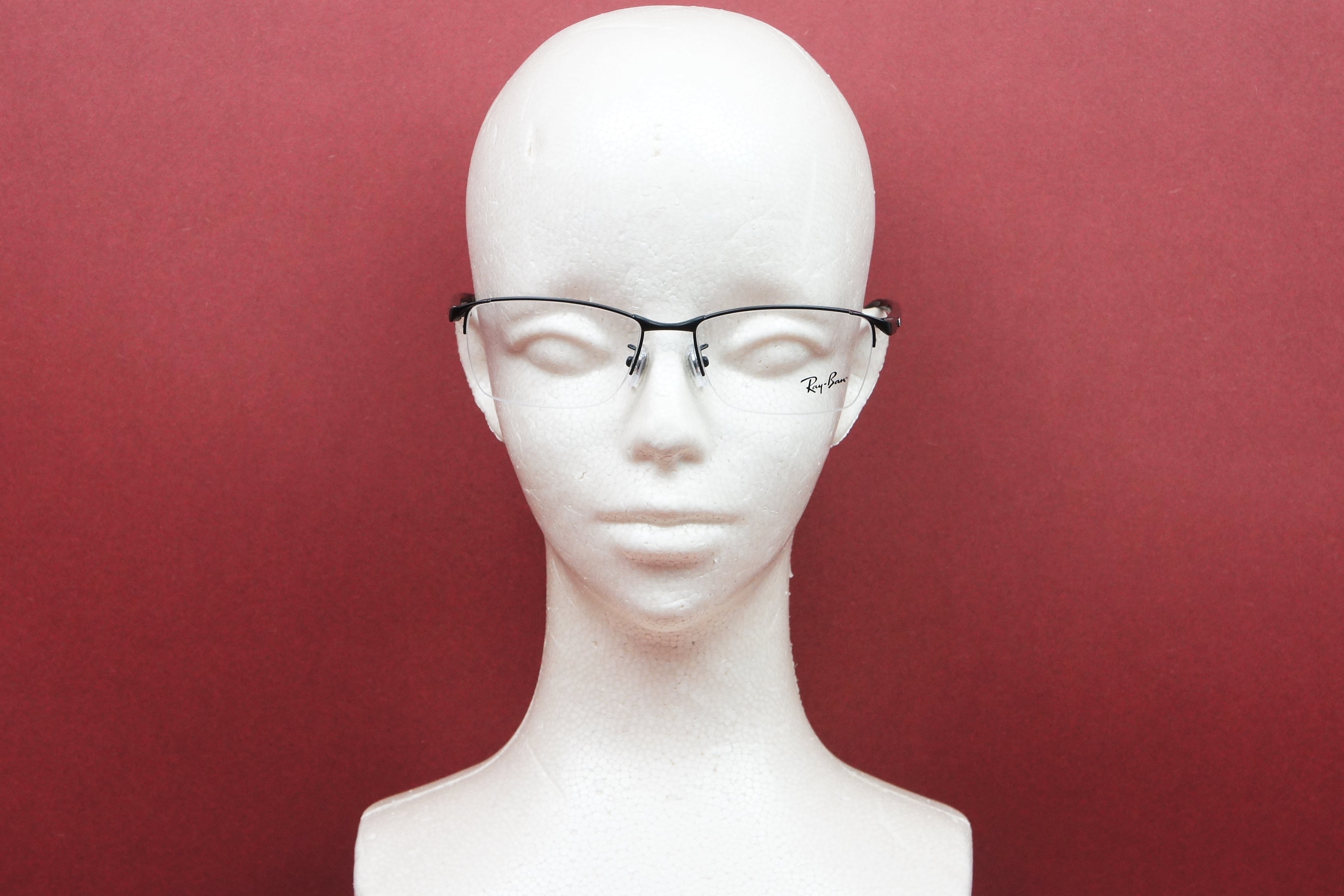 Ray-Ban メガネ RX6501D 2503 スクエア ナイロール ハーフリム RB6501D