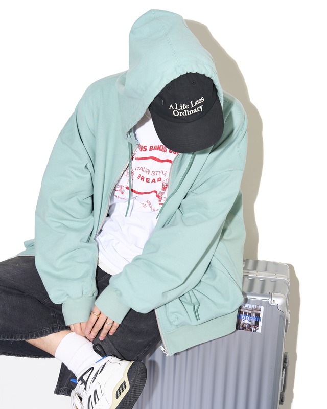 refomed "KINCHAKU ZIPUP HOODIE"〔MINT〕"