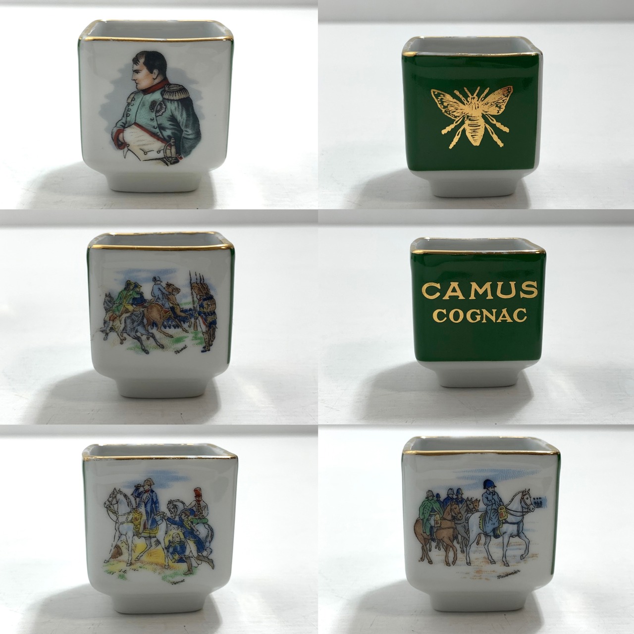 CAMUS ナポレオン6本ブックセット グリーンブルーホワイトゴールド 