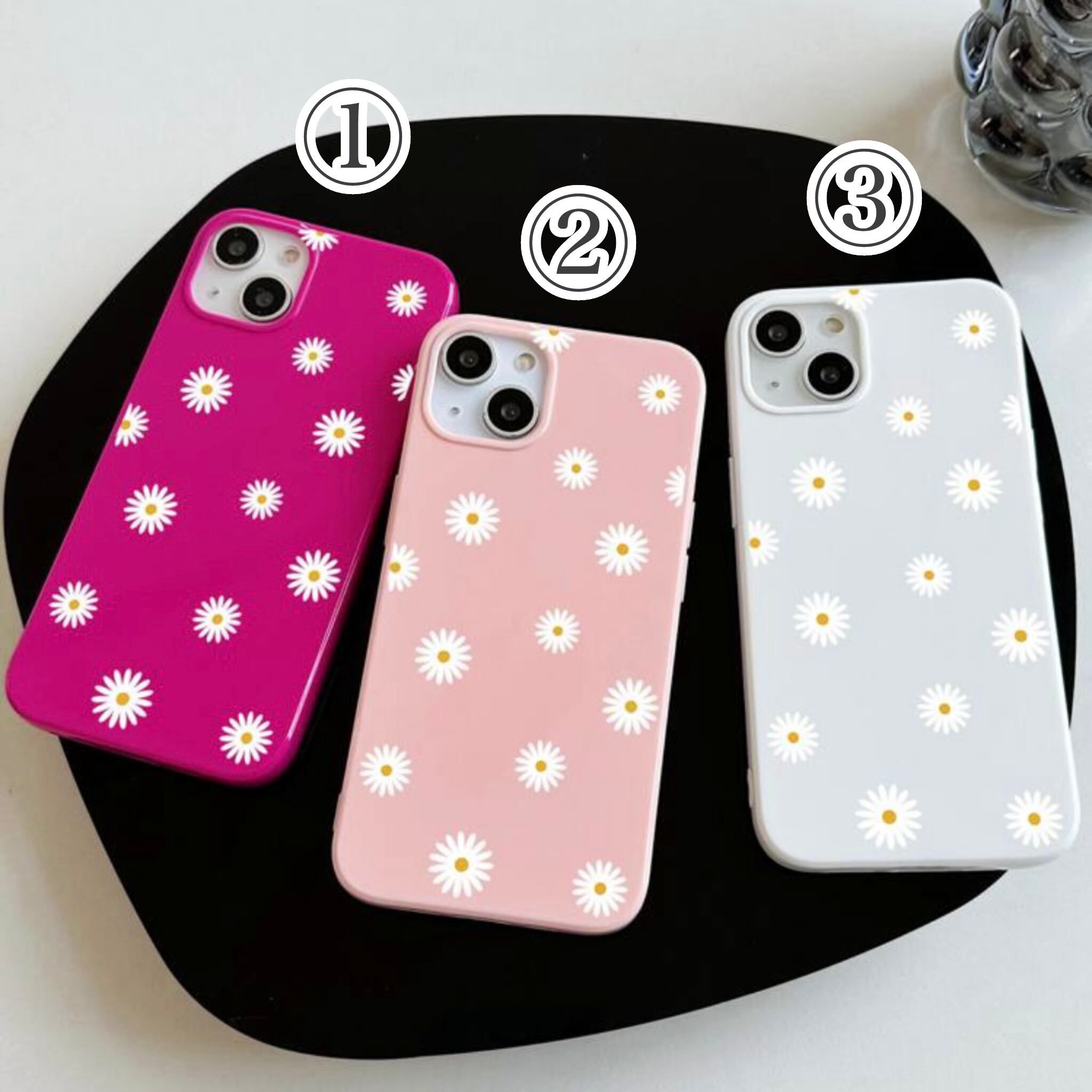 iPhone 12mini/7/7Plus/8/8Plus/SE 対応】iPhoneケース ビビットピンク