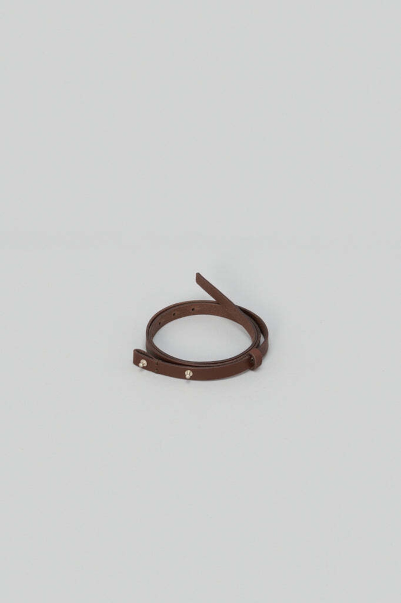 _Fot - belt :Black|牛革レザーベルト/細幅15mm/ギボシ留め/11穴サイズ調整/日本製