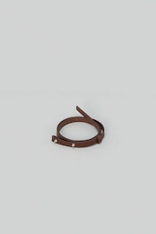 _Fot - belt :Black|牛革レザーベルト/細幅15mm/ギボシ留め/11穴サイズ調整/日本製