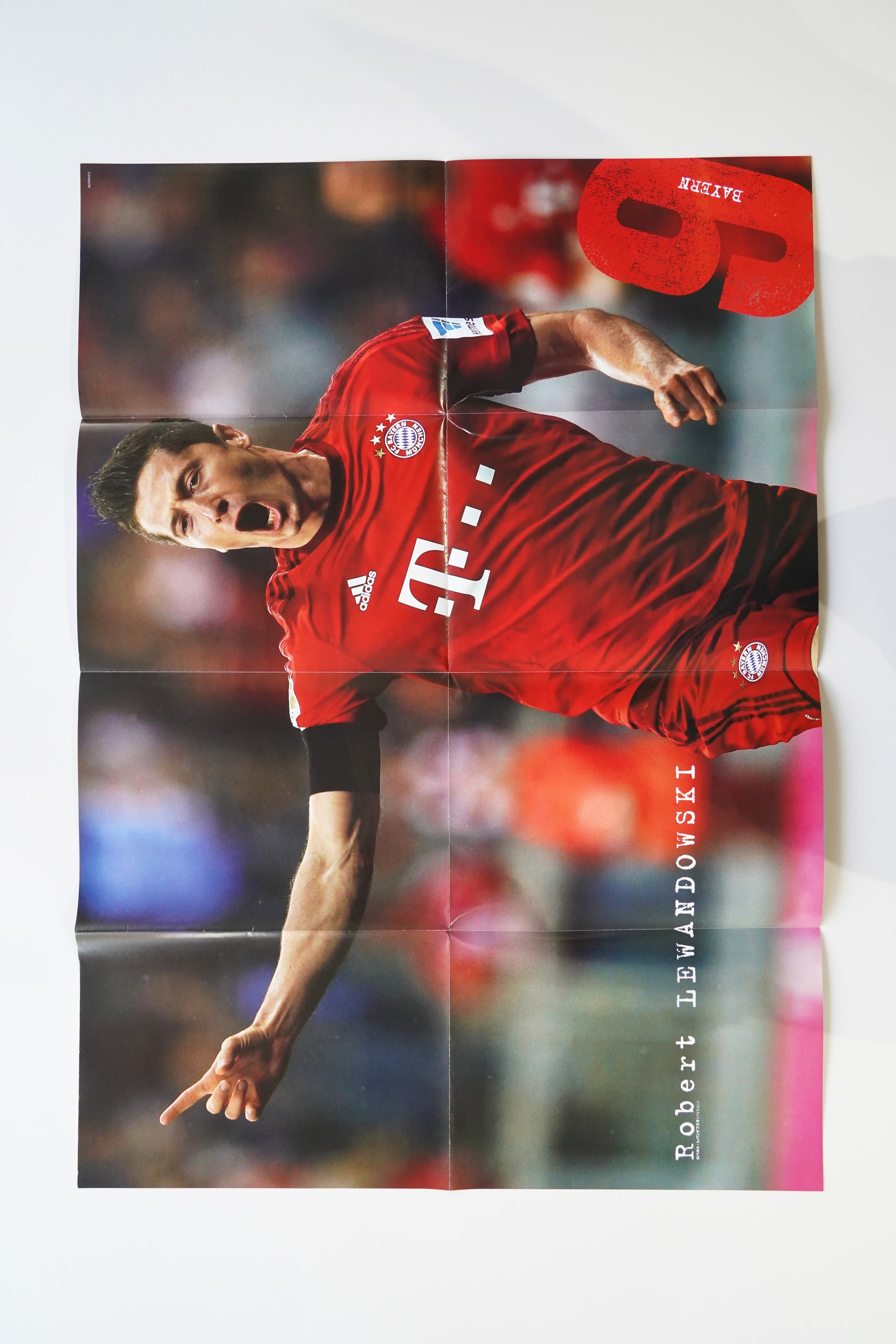 ロベルト・レヴァンドフスキ/ダビド・シルバ|サッカーポスター 大判 B2|2010年代 欧州スター