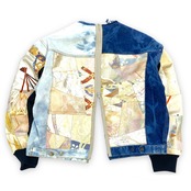 【sleevekimonojk55】着物デニムジャケットSLEEVE KIMONO DENIM JACKET