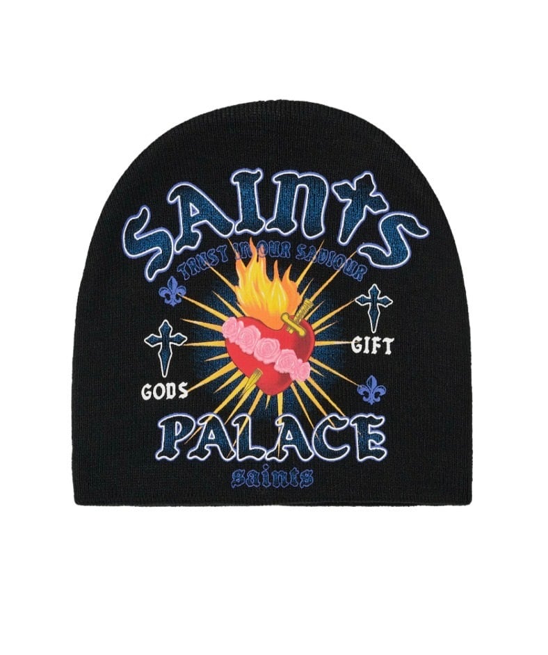 Palace Union Peruvian Beanie Lush Flush (blue) | ARCHELON