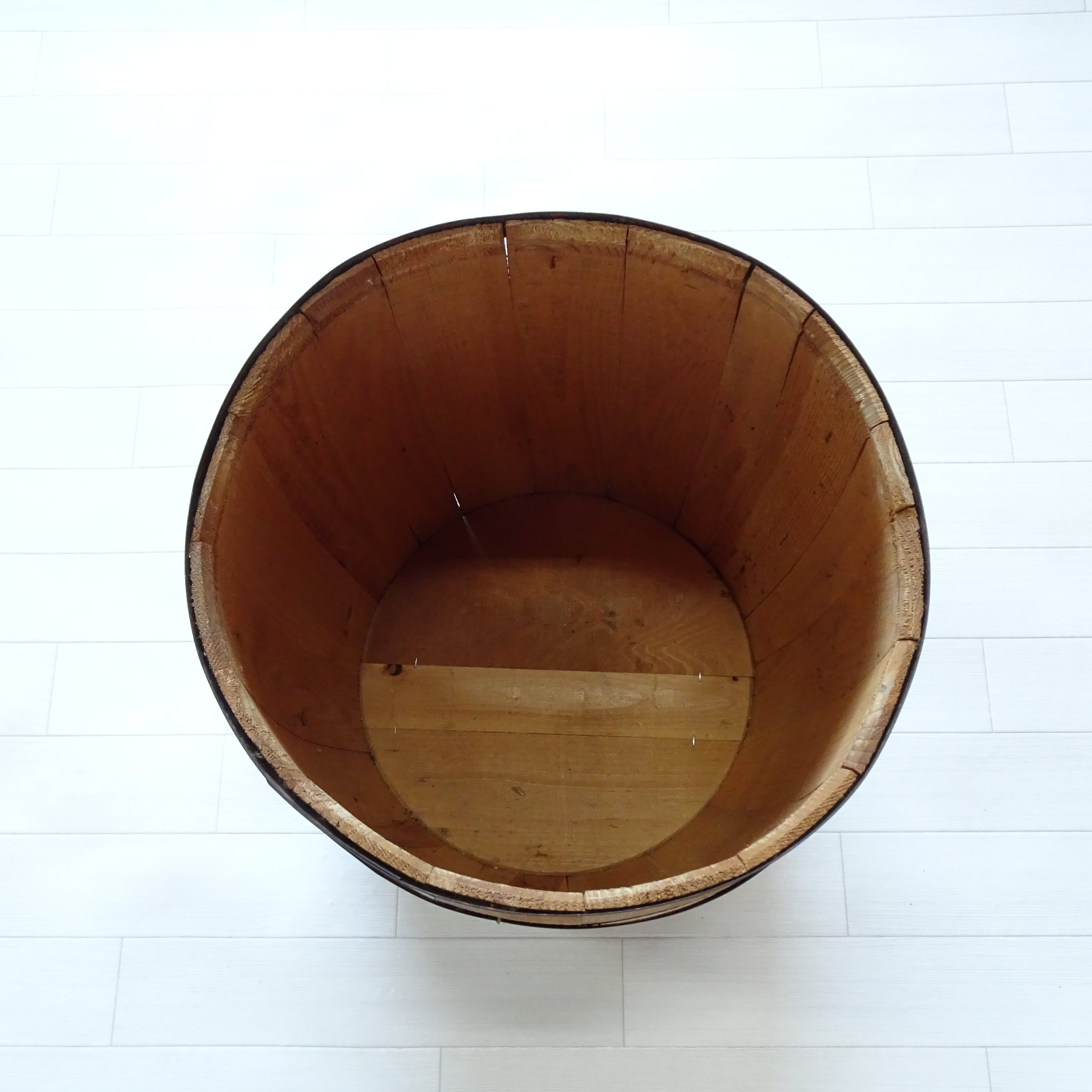 大きな珈琲豆の樽 蓋付き | 純喫茶家具の村田商會