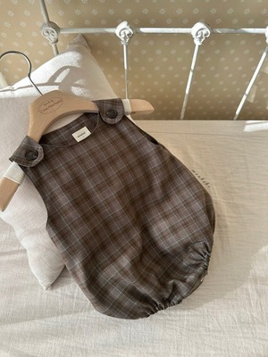 【ラスト 1点即納】monbebe / romi check suit