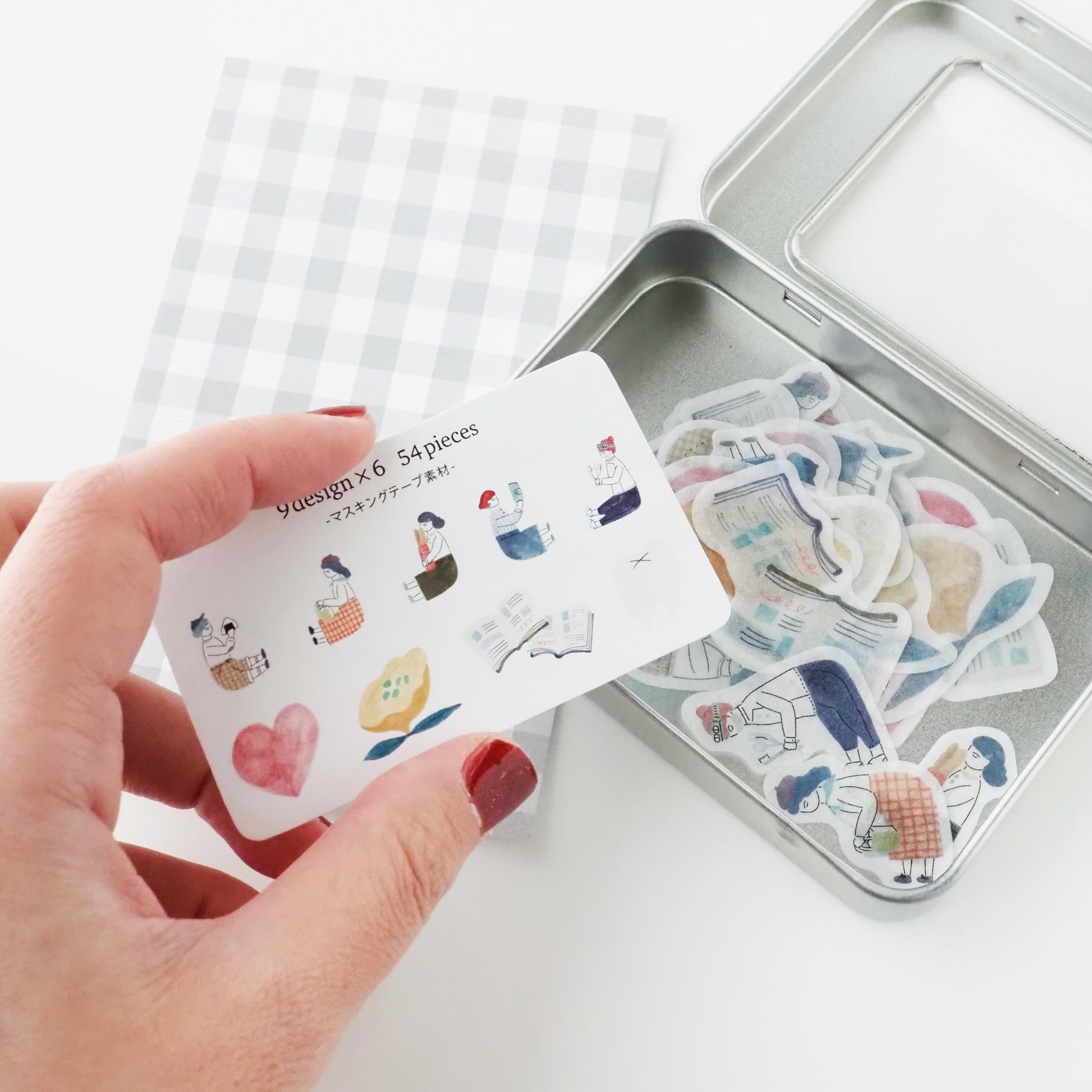 座ってるちゃんの住む街｜フレークシール | ASANEL