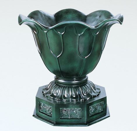 蓮型天水鉢 40号 一対