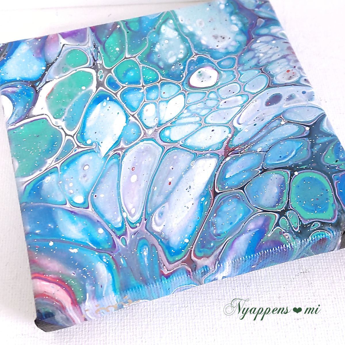 フルイドアート（広がる細胞） | フルイドアート|絵画|ねこクラフト