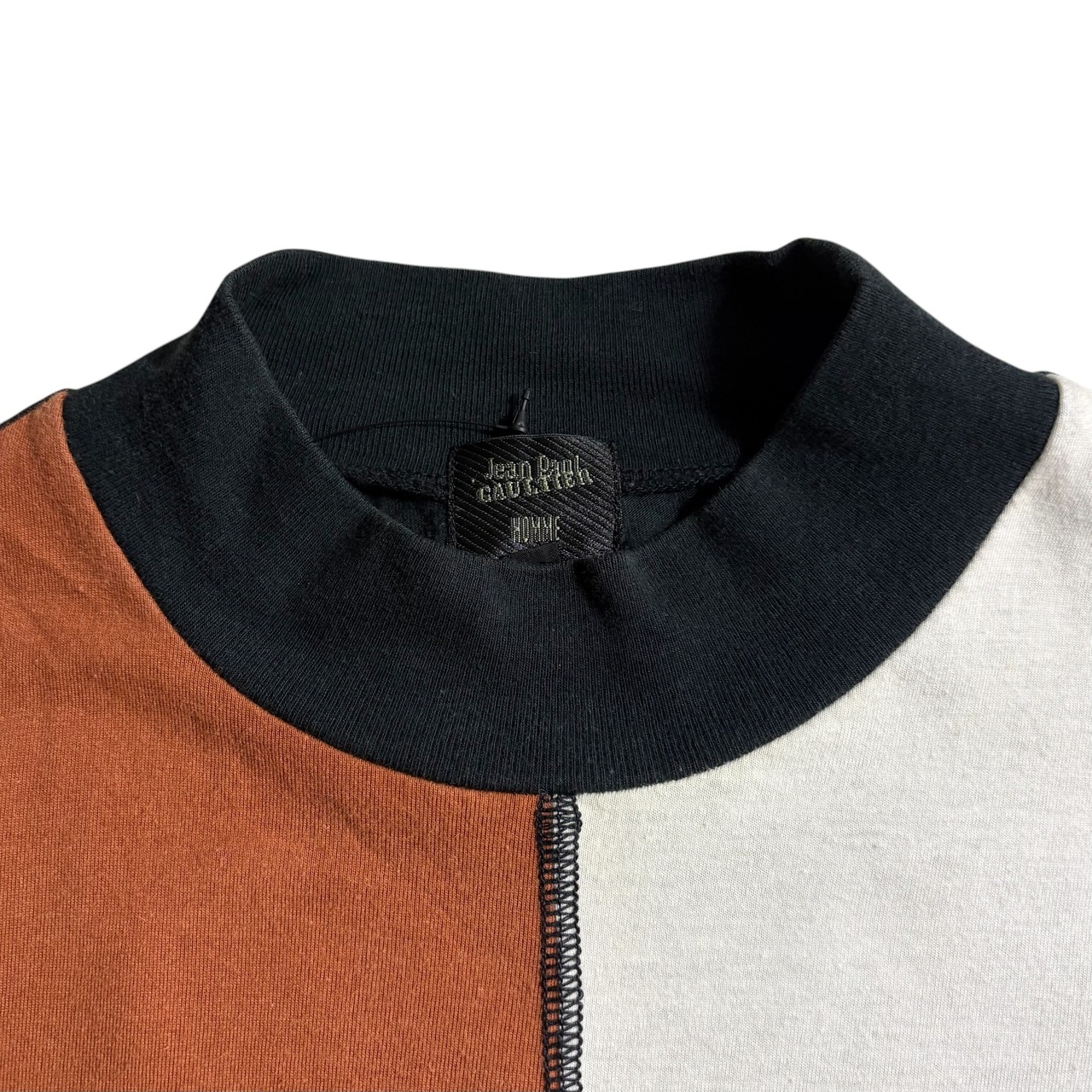 Jean Paul GAULTIER HOMME logo stripe pullover