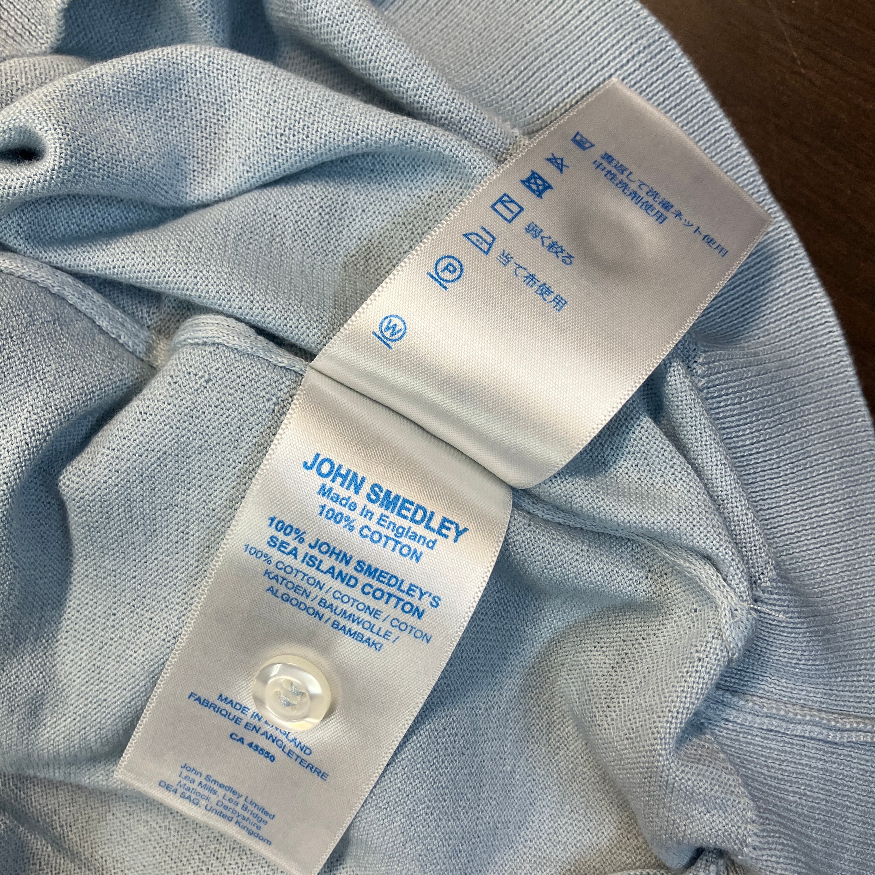 JOHN SMEDLEY SEA ISLAND COTTON KNIT POLO《XS》 | safarionline