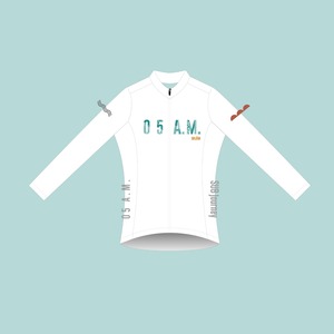 White Collection / 長袖 ホワイト✖️グリーン