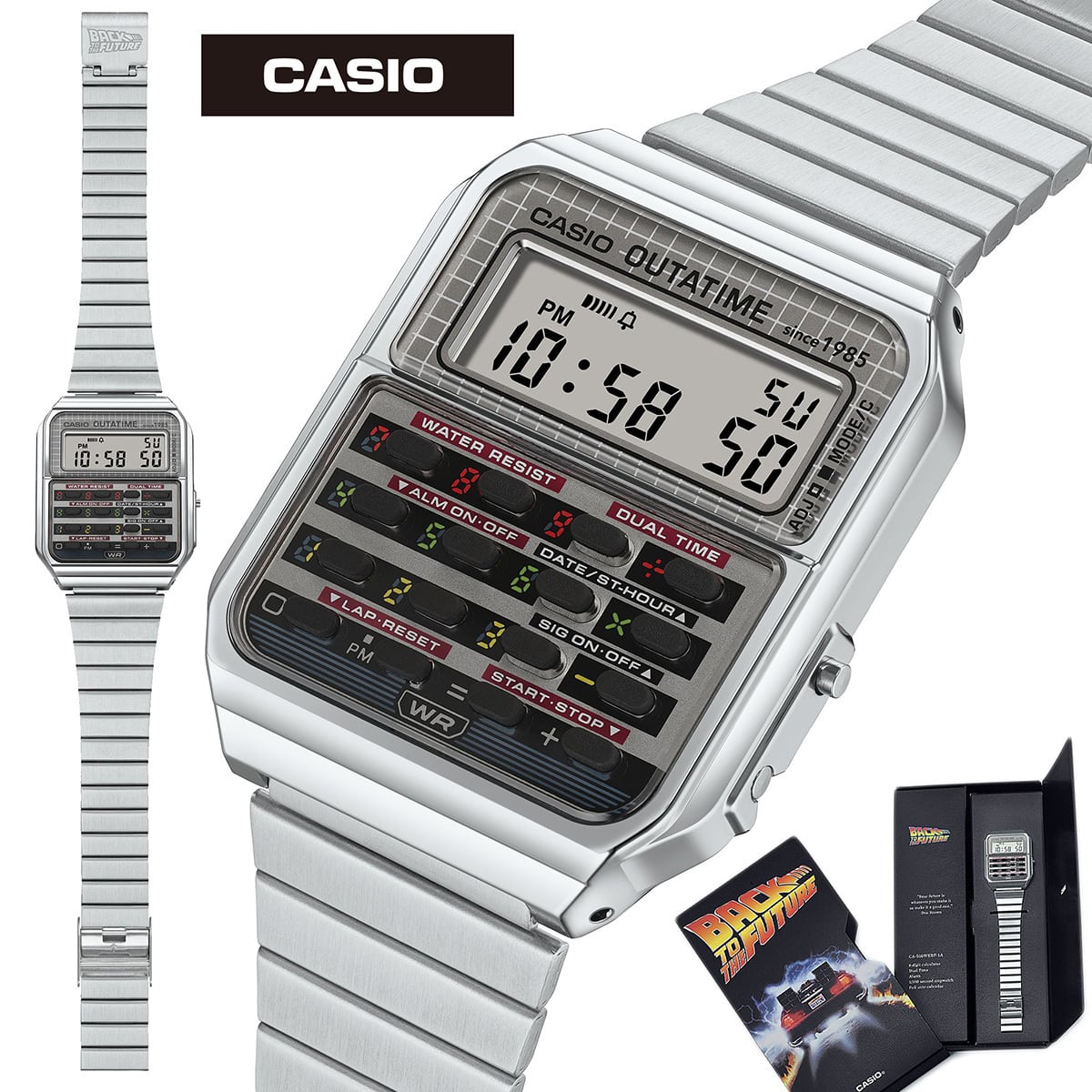 CASIO CA-500WEBF-1AJR　バックトゥザフューチャー　新品未開封 新品未開封 CASIO CA-500WEBF-1AJRバックトゥザフューチャー