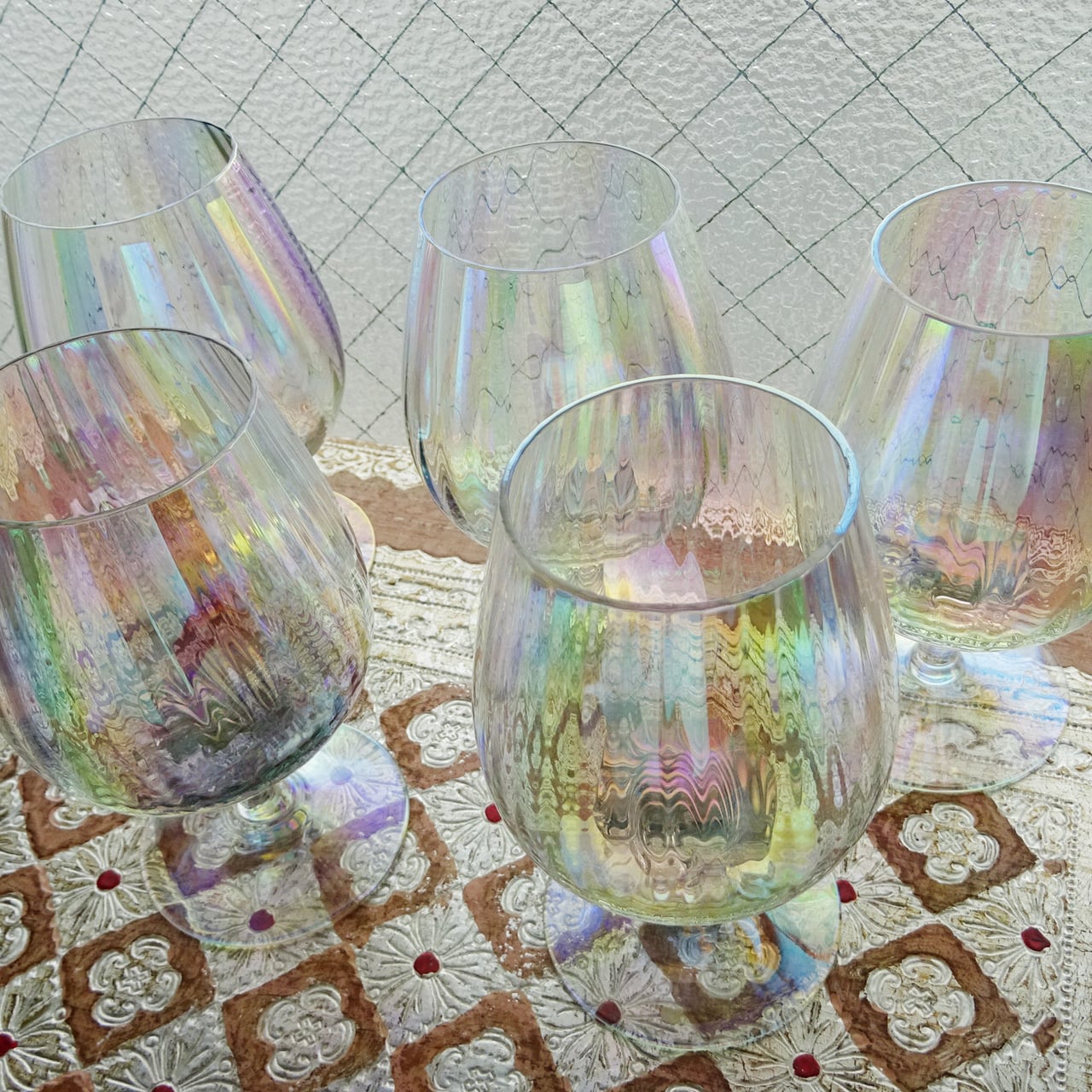 チェコ オーロラ ワイングラス | CzechVintageSelectShopSAXANA / サクサナ