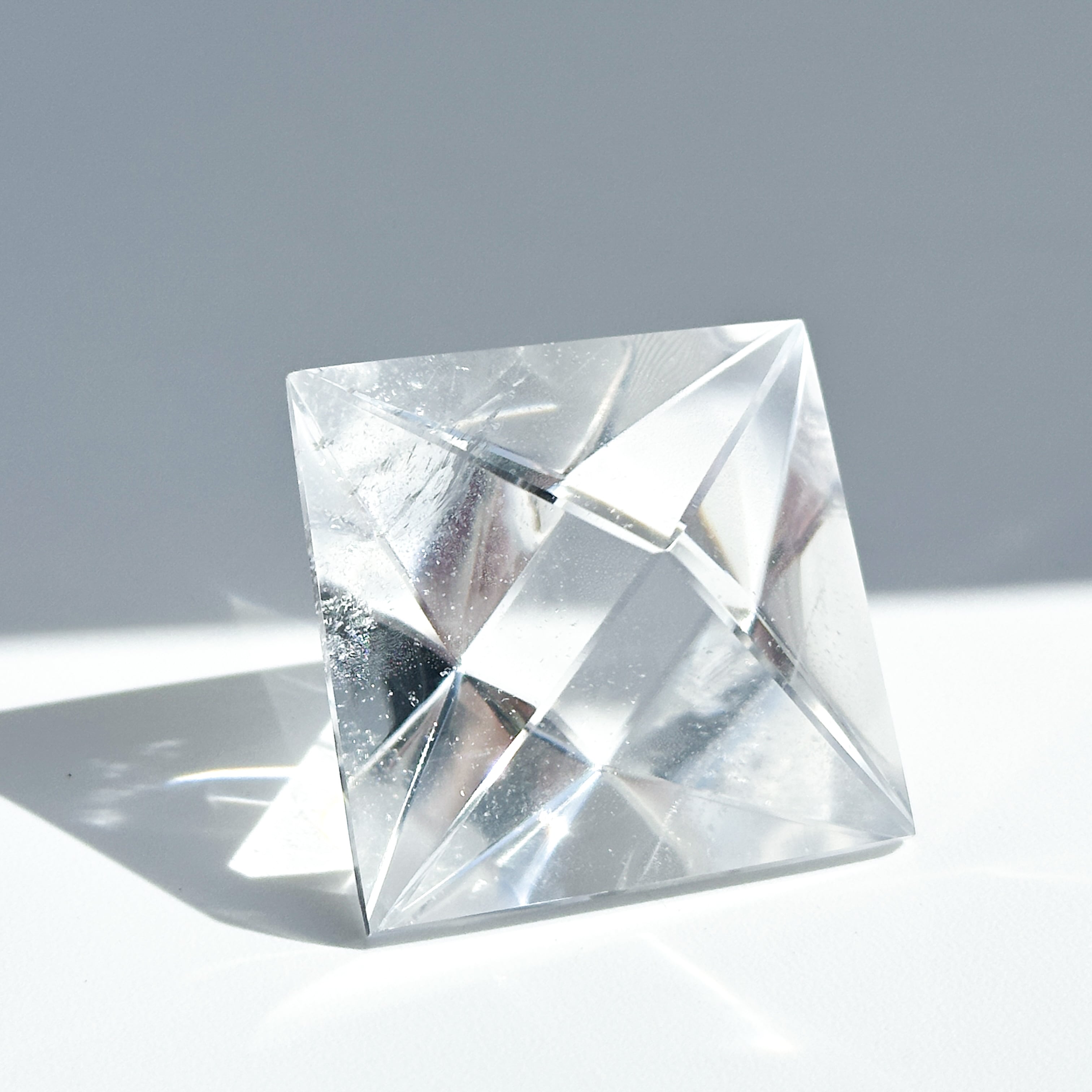 ミナスジェライス産クリアクォーツ 正八面体01◇ Clear Quartz octahedron ◇ 天然石・鉱物・パワーストーン
