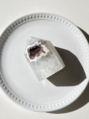 ブラジル産 アメシストアゲートタワーA