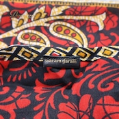 ベリーダンス 衣装 ガラベーヤ レッド系 ガラムガラム ワンピース 羽織り 赤 黒 黄 白 Garam garam 総柄 柄 模様 軽い 華やか 民族衣装 ダンス衣装 ステージ イベント ブラック系 イエロー系 ホワイト系