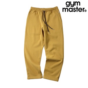 gym master ジムマスター 12oz ヘビー裏起毛 スウェットパンツ 裾スピンドル ワイドシルエット メンズ G833741 マスタード