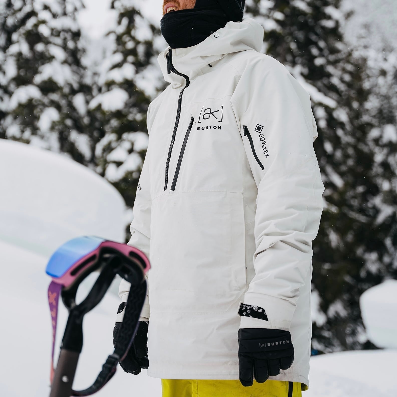 Men's Burton【ak】VELOCITY GORE-TEX 2L アノラックジャケット snowboard スノーボード ウェア  ベロシティーアノラックジャケット ゴアテックス カービング パウダー バックカントリー フリーラン オールマウンテン オールラウンド メンズ レディース