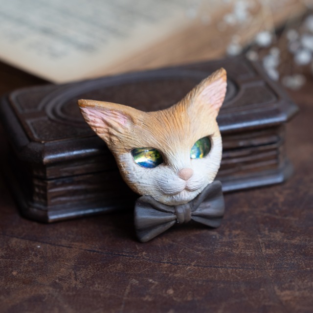 猫のブローチ：オークル『作品集セット』