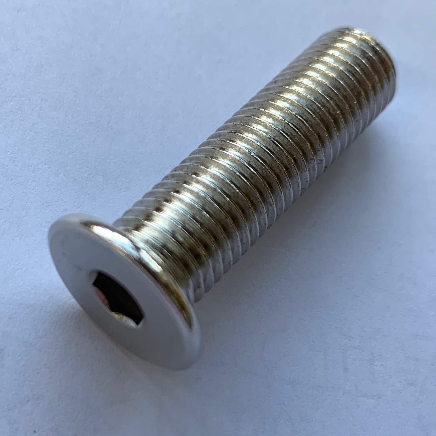 極薄ローヘッドキャップボルト M10(P=1.25)X35L特注ニッケルメッキ 10本パック