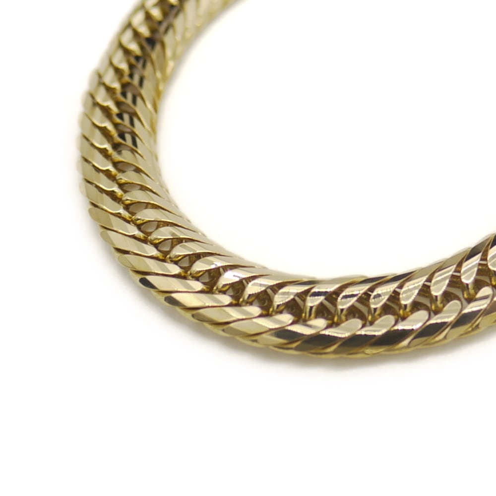 K18 ケーブルチェーン ブレスレット 18金 チェーン Y04832 K18 ケーブルチェーン ブレスレット 18金 ブレスレットチェーン Y04832