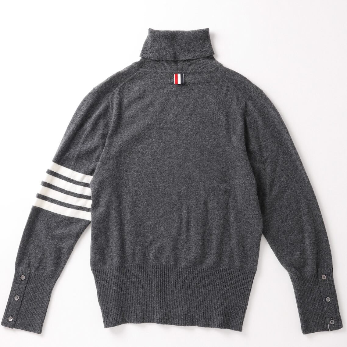 定価22万】THOM BROWNE special cashmere 4BAR classic turtleneck 