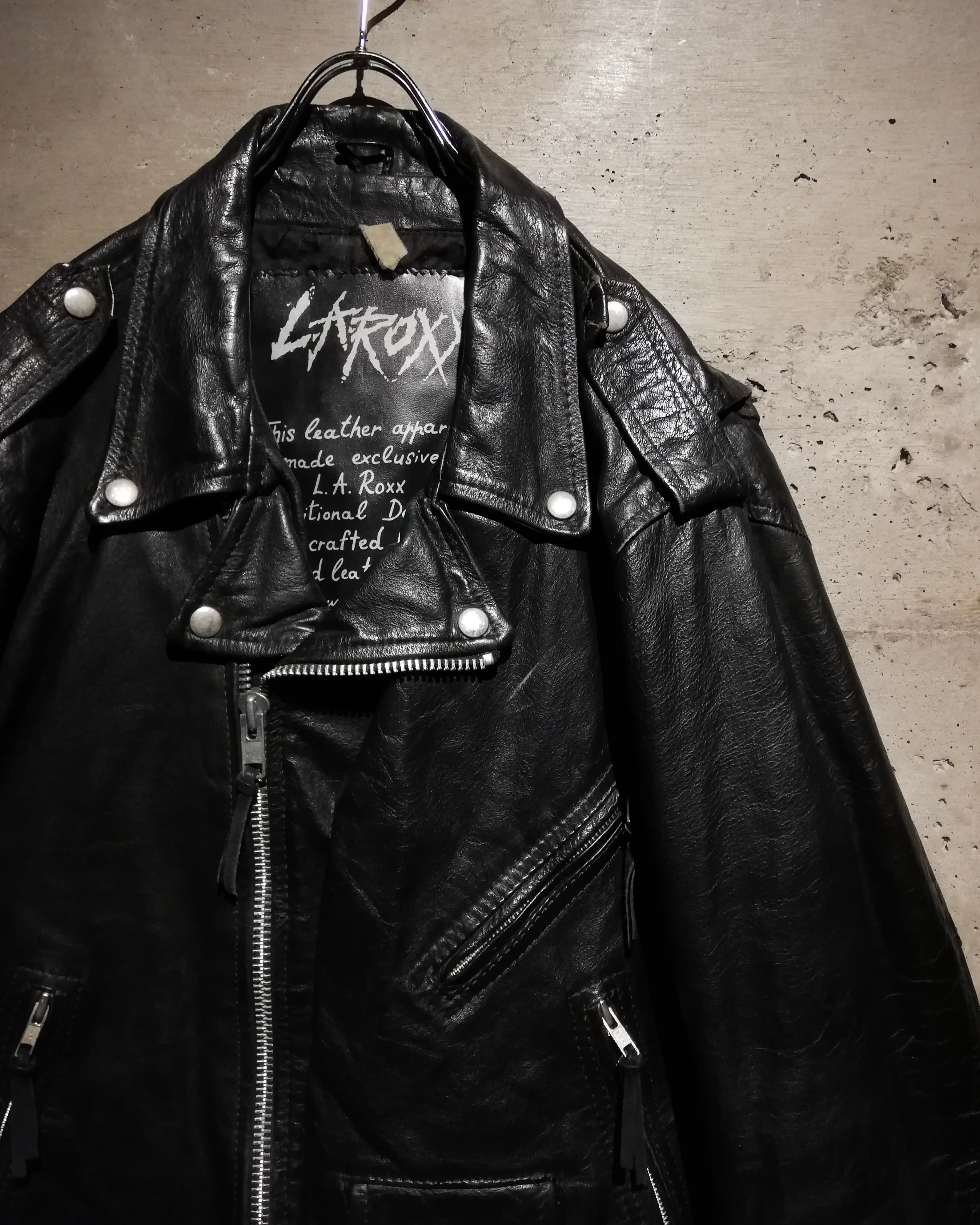 Caka】“LA ROXX” Special Double Leather Riders Jacket | Caka(カカ