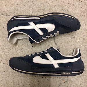 PANAM/PANAM SHOES/29.0cm/ランニングシューズ/Mexico製/ネイビー/パナム